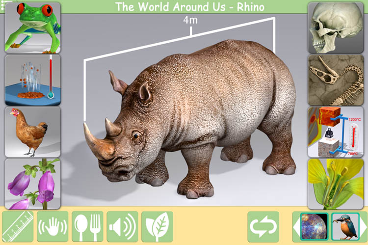 Educational software package that let's Primary School children view 3D content